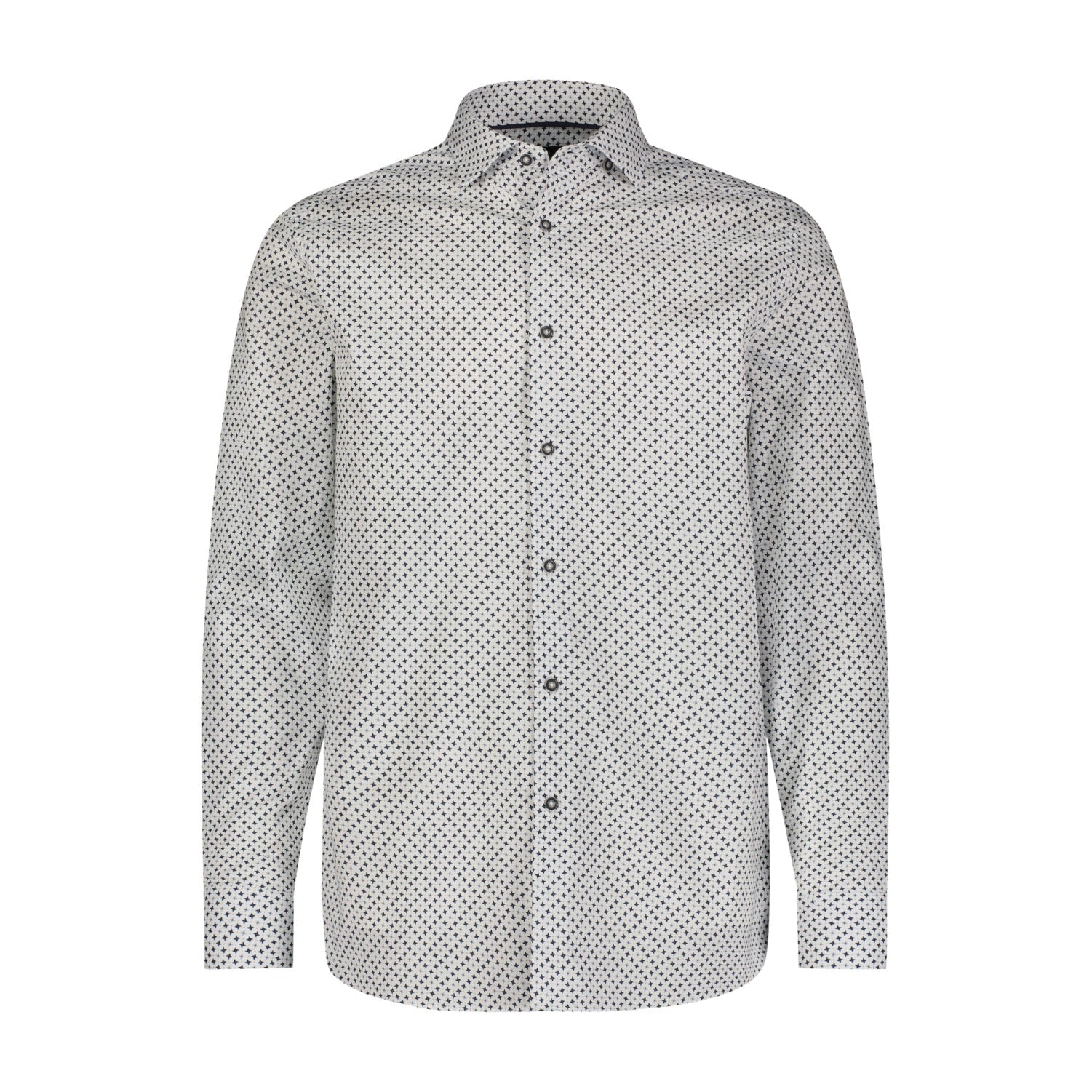 Geo Star Print Long Sleeve Shirt