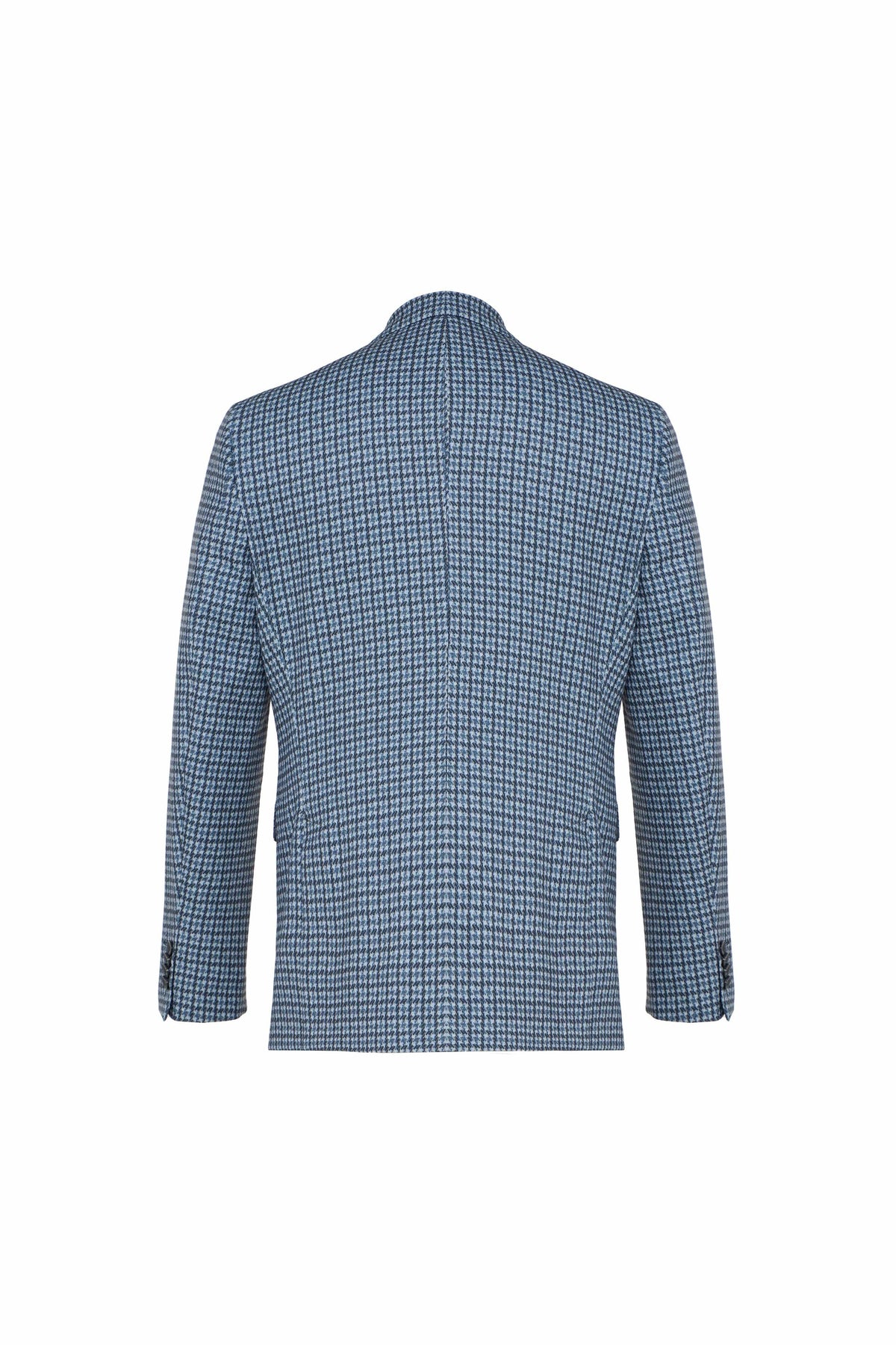 Blue Houndstooth Travel Sport Coat