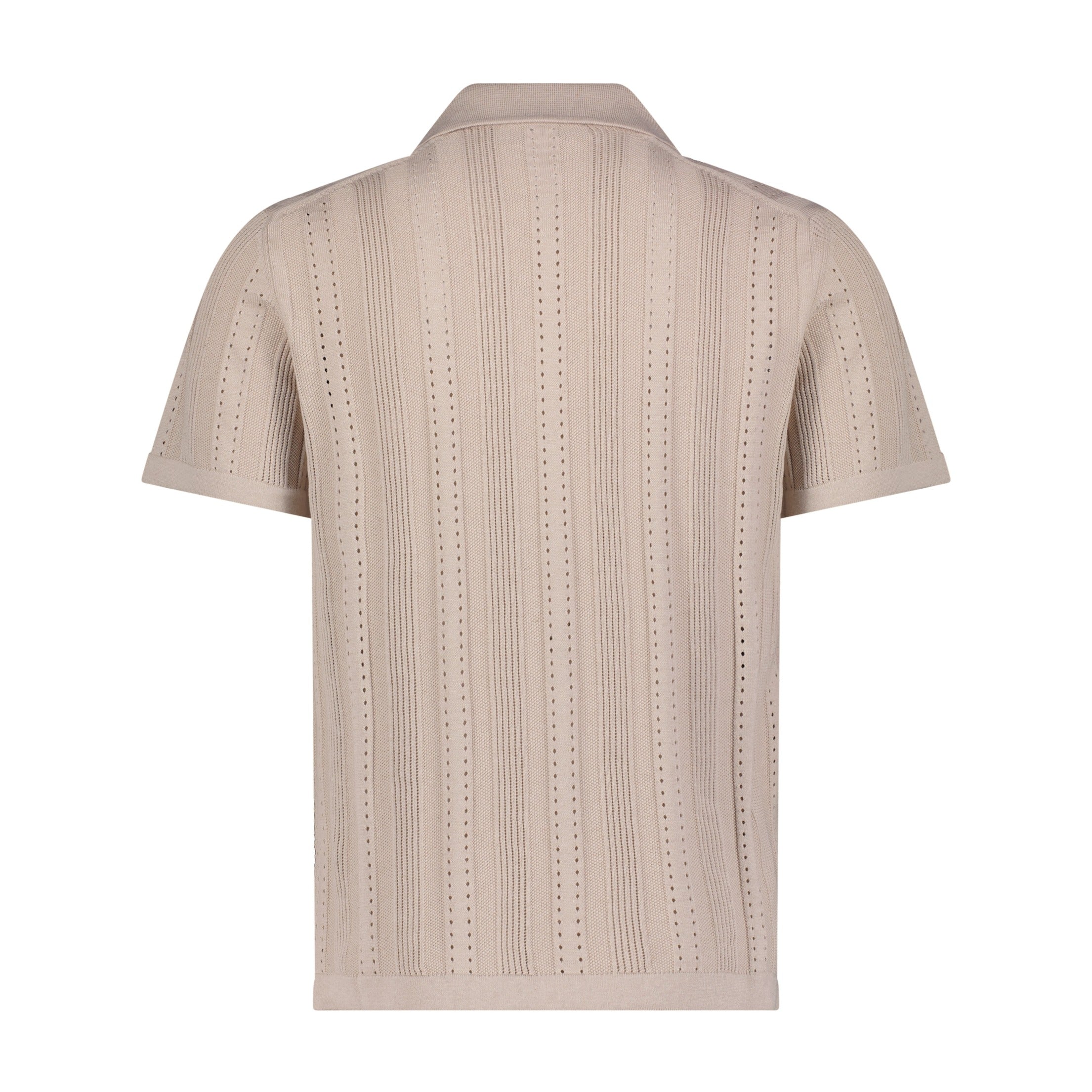 Beige Resort Short Sleeve Shirt
