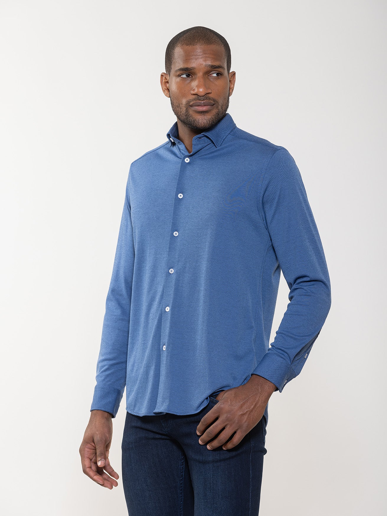 Indigo Azienda Knit Shirt