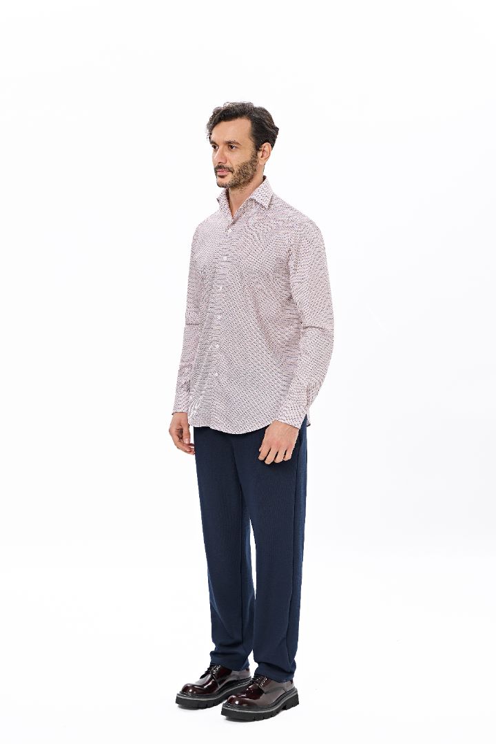1-Piece Collar Ecru Shirt