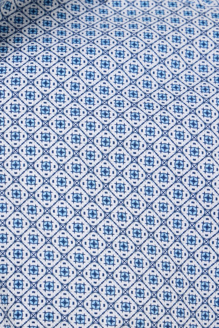 Madre Diamond Geo One-Piece Collar Shirt