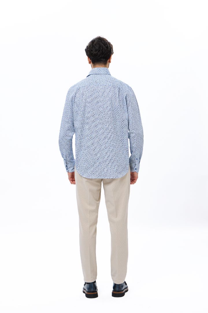 Madre Diamond Geo One-Piece Collar Shirt