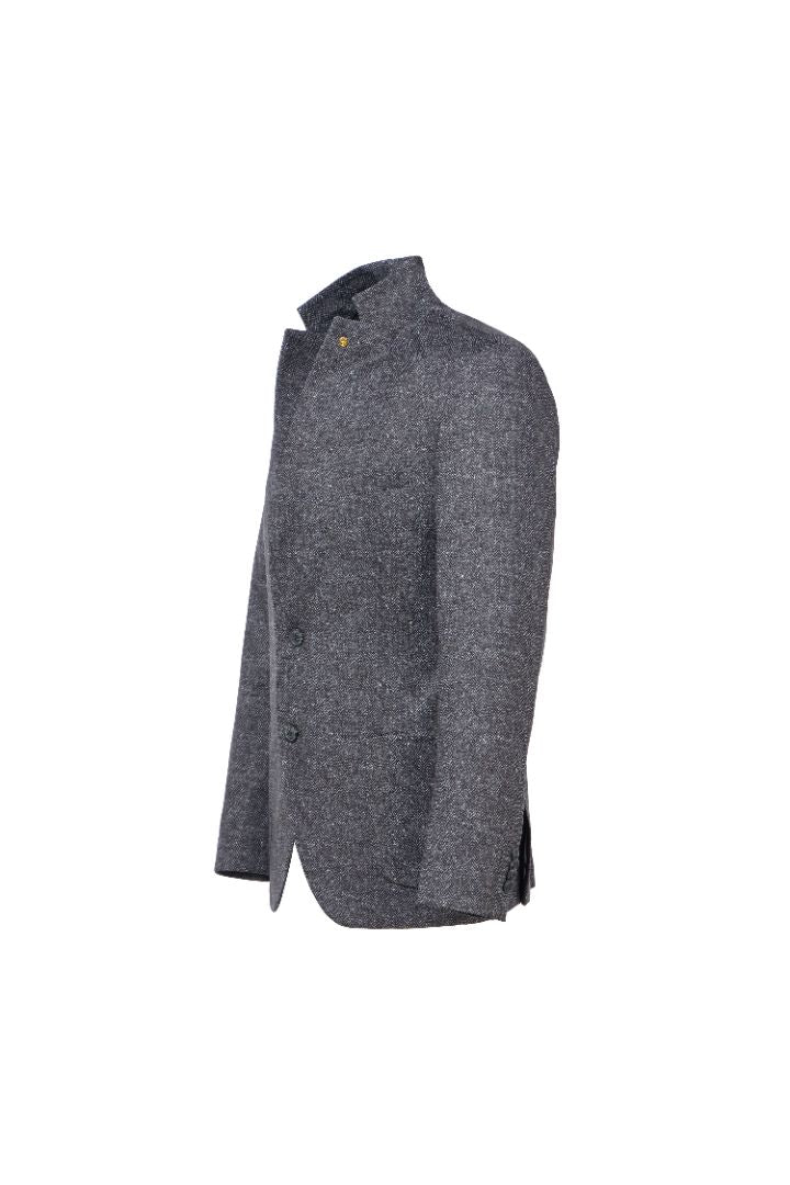Charcoal Herringbone Performance Blazer