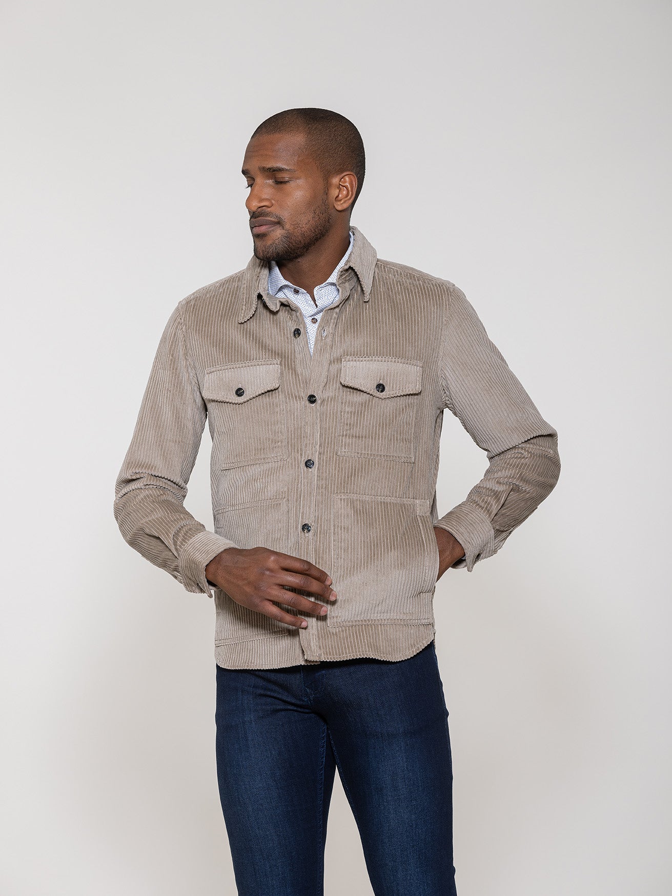 Everest Corduroy Shacket