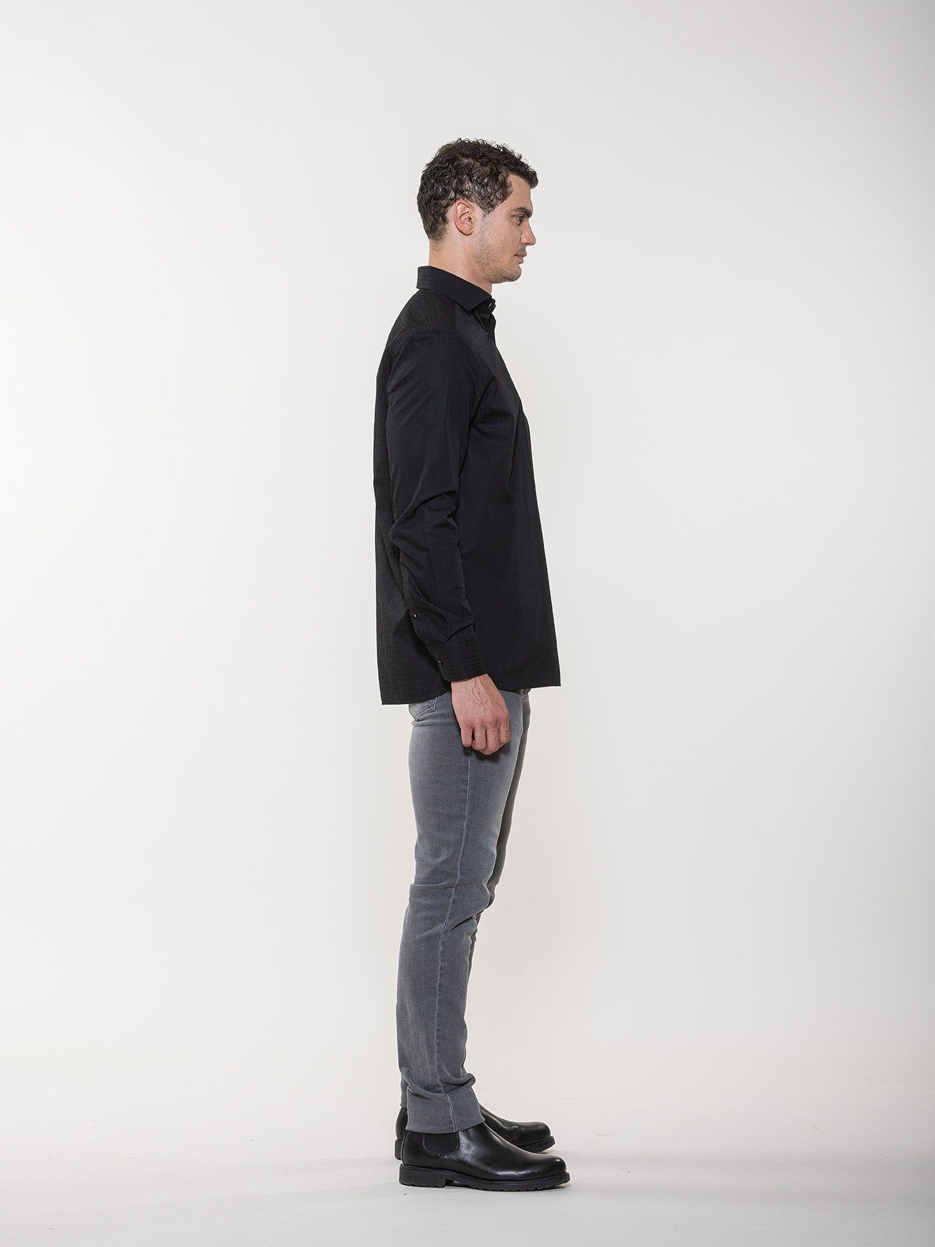 Alligator Printed Jacquard Shirt