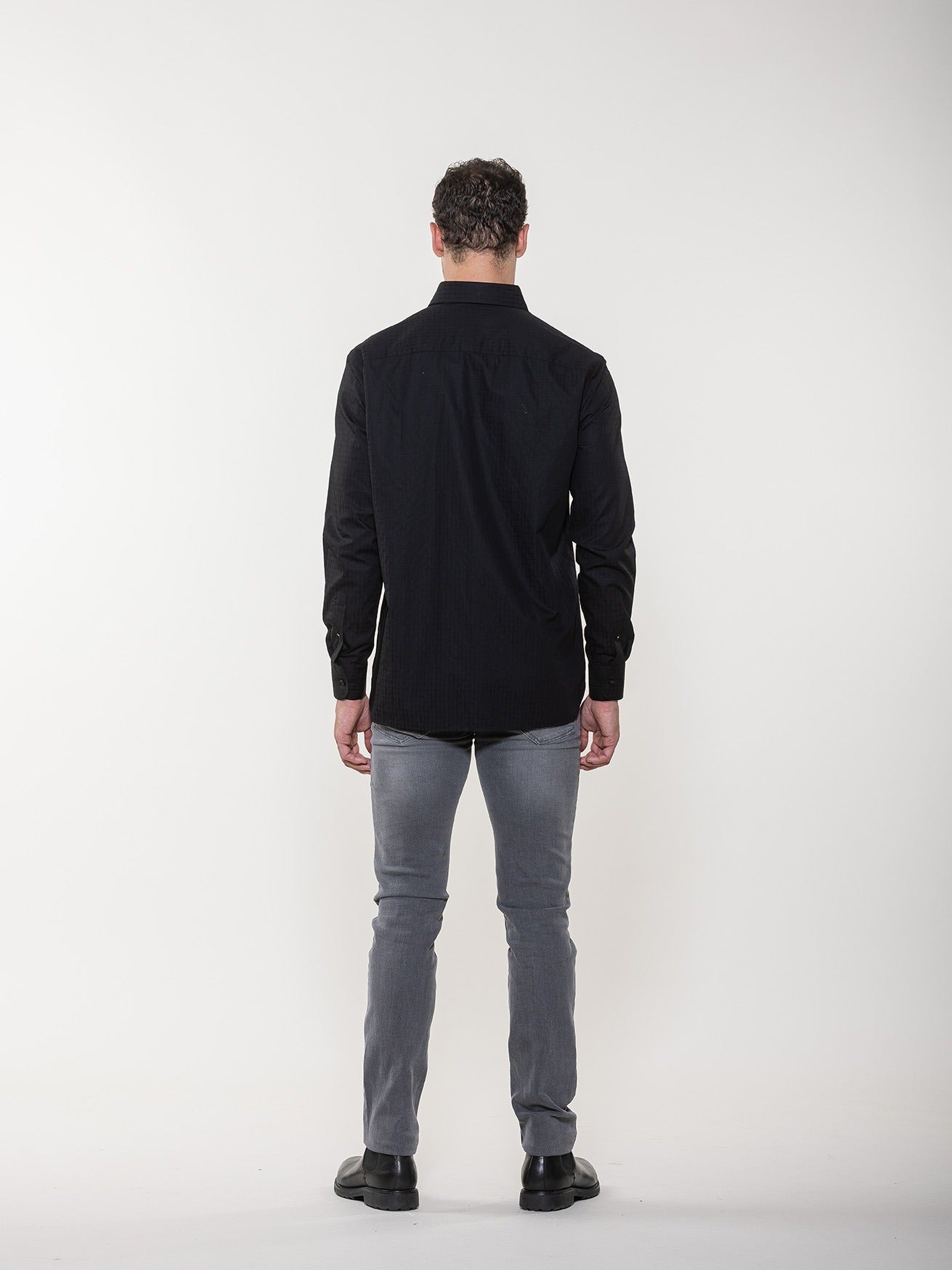 Alligator Printed Jacquard Shirt