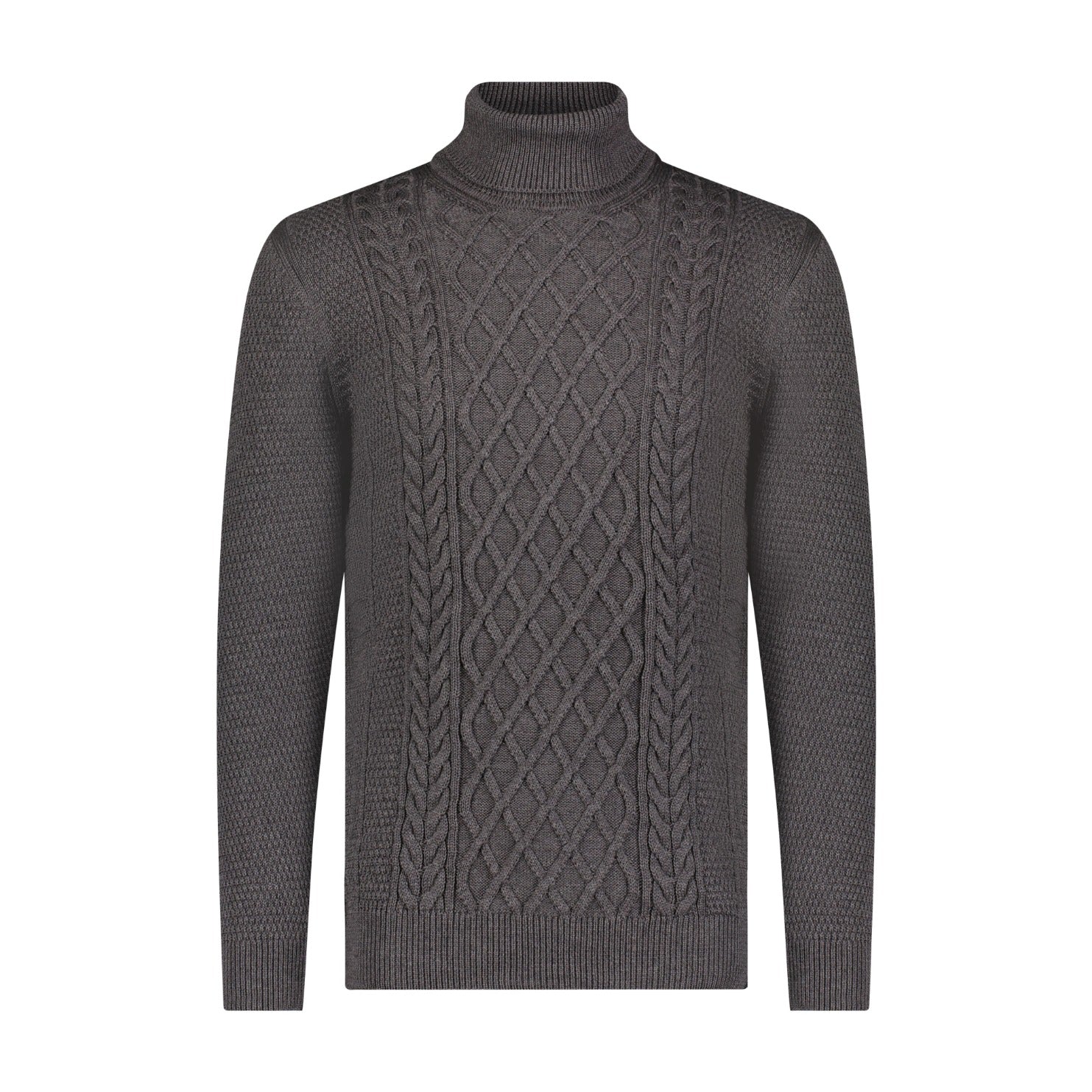 Cable Knit Turtleneck Sweater