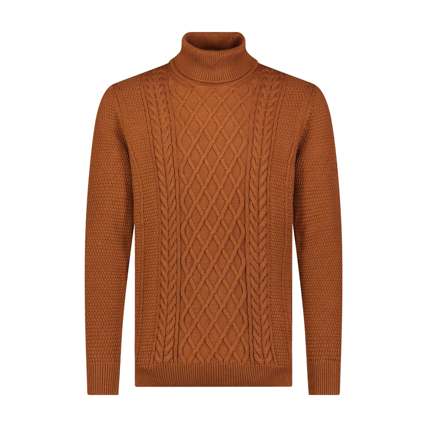 Cable Knit Turtleneck Sweater