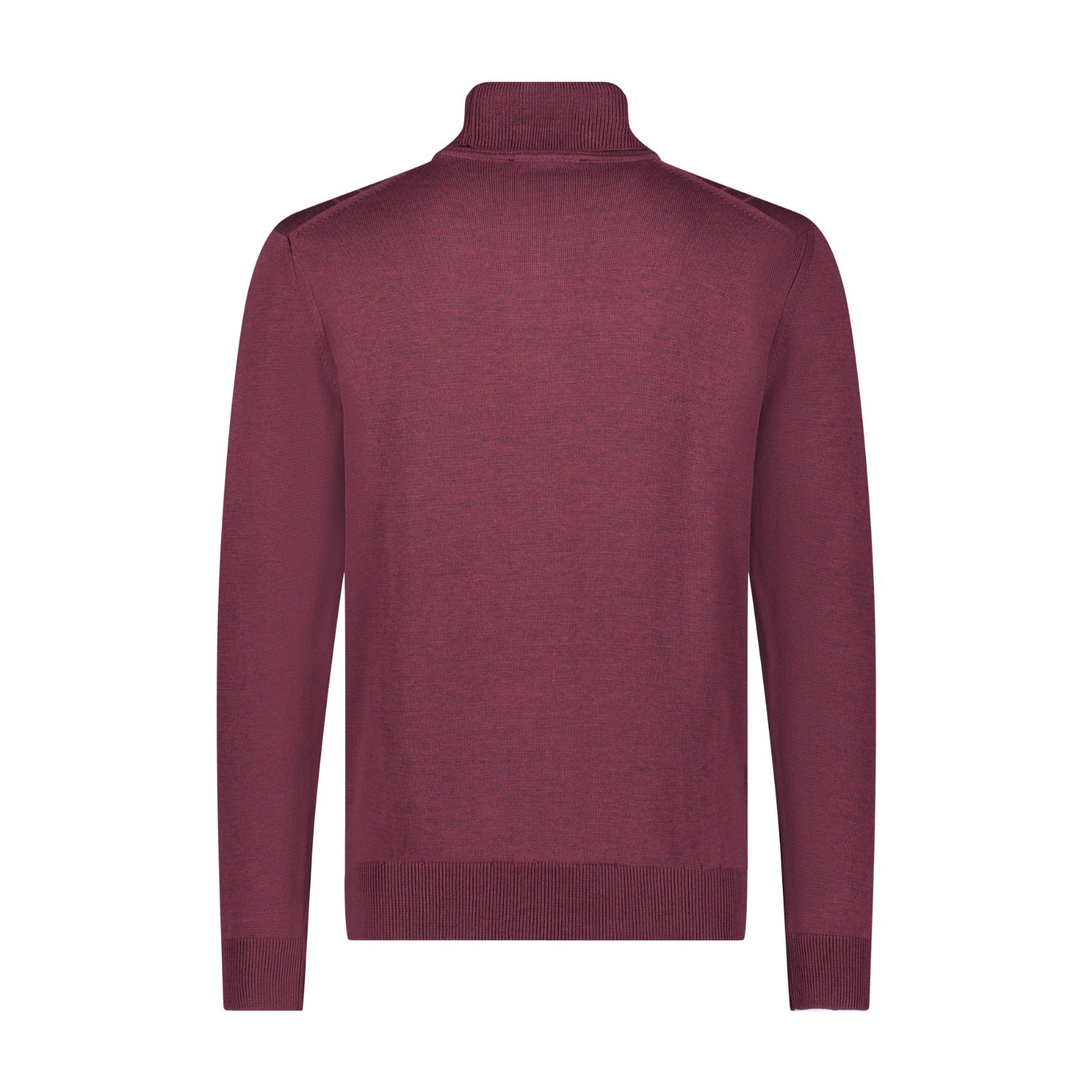 Maroon sweater on a white background