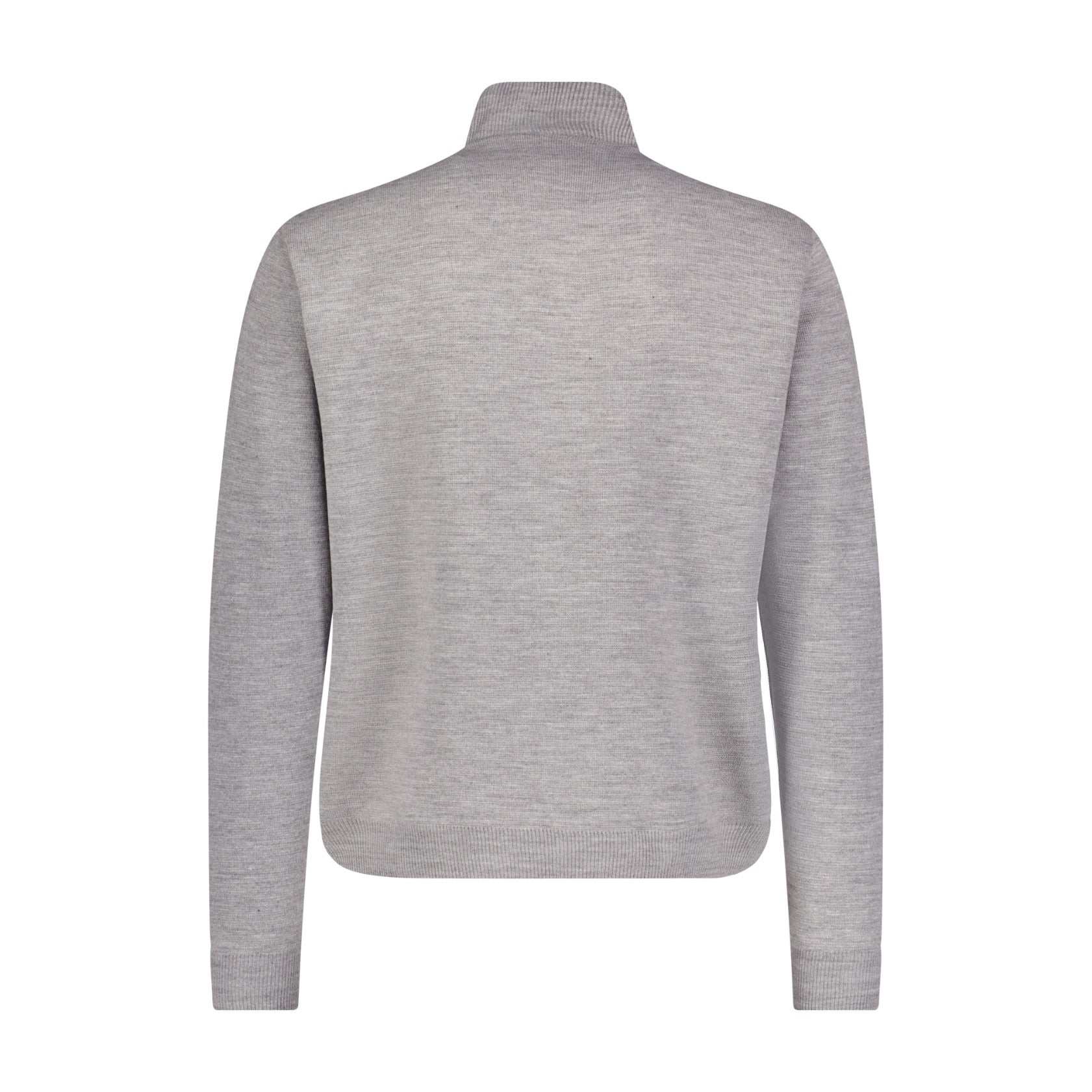 Gray long-sleeve shirt on a white background