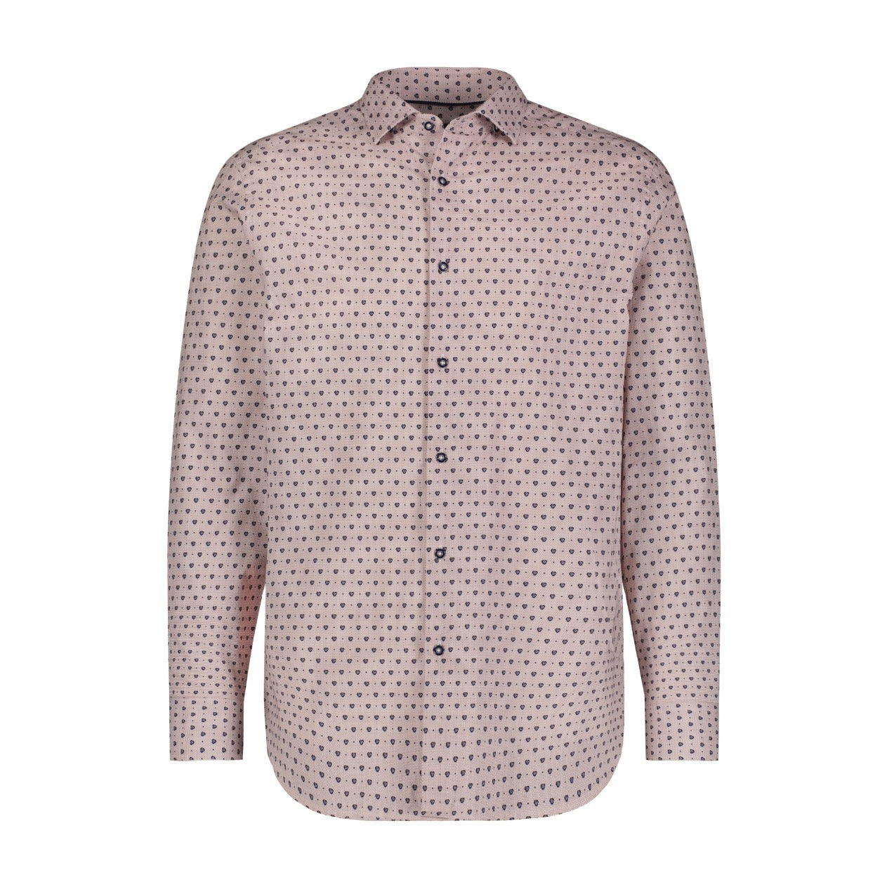 Floral patterned shirt on a white background