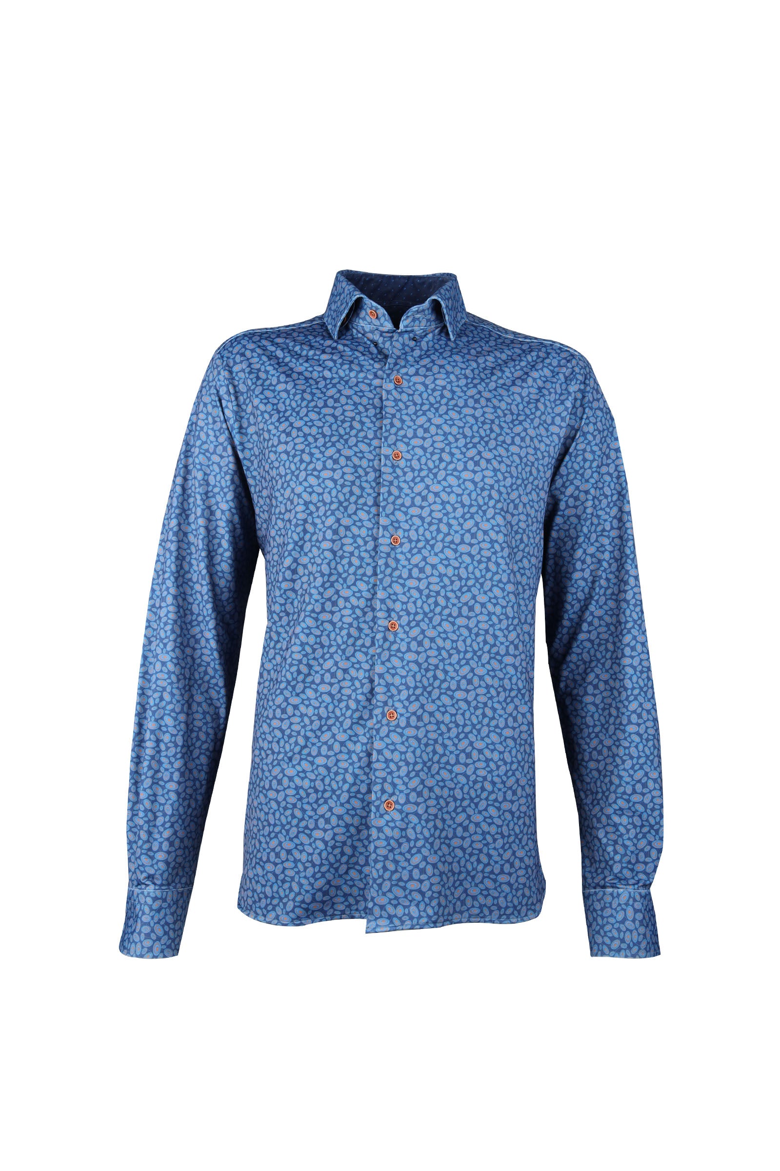 Ibiza Grid Rust Performance Shirt