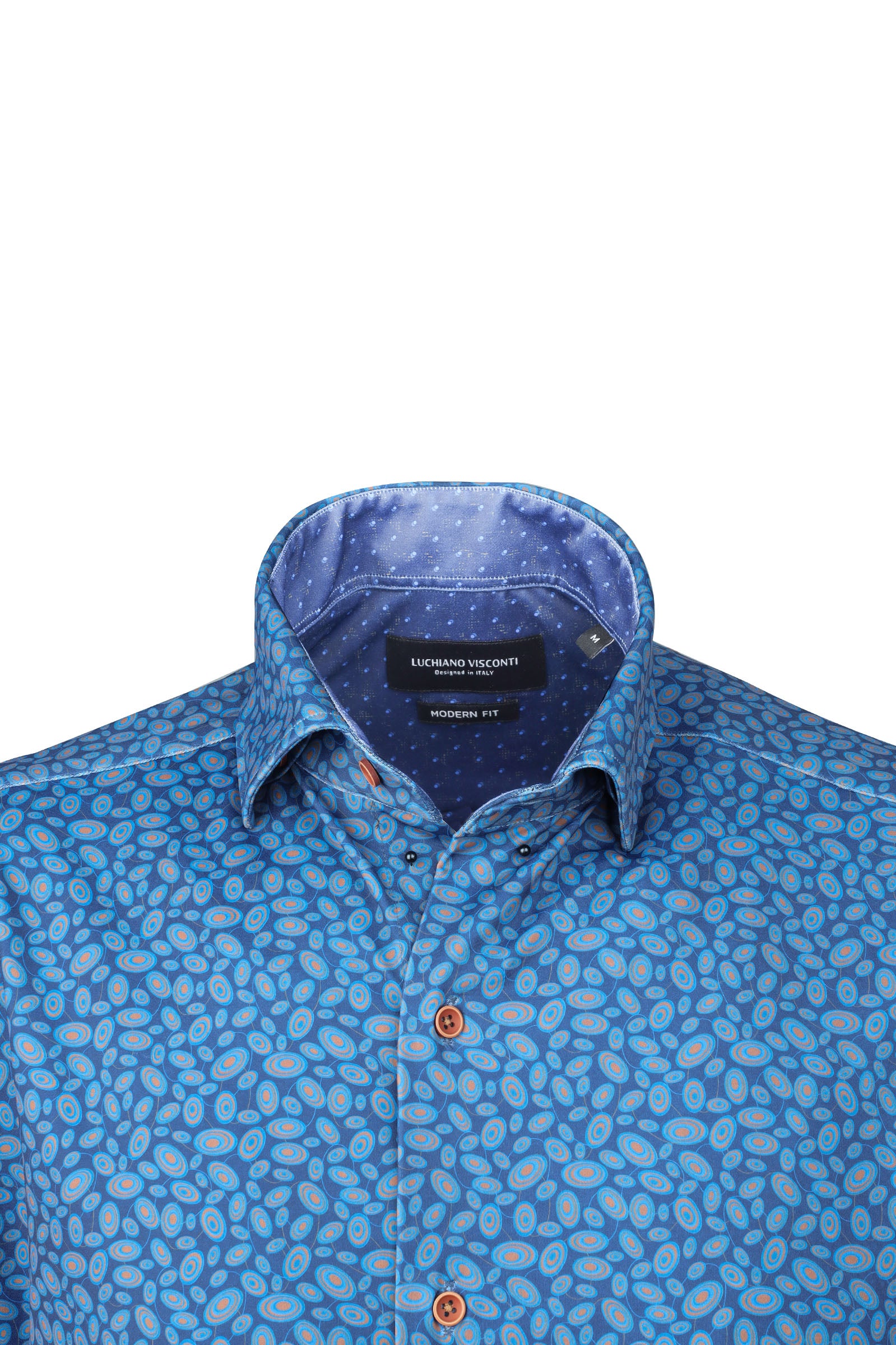 Ibiza Grid Rust Performance Shirt