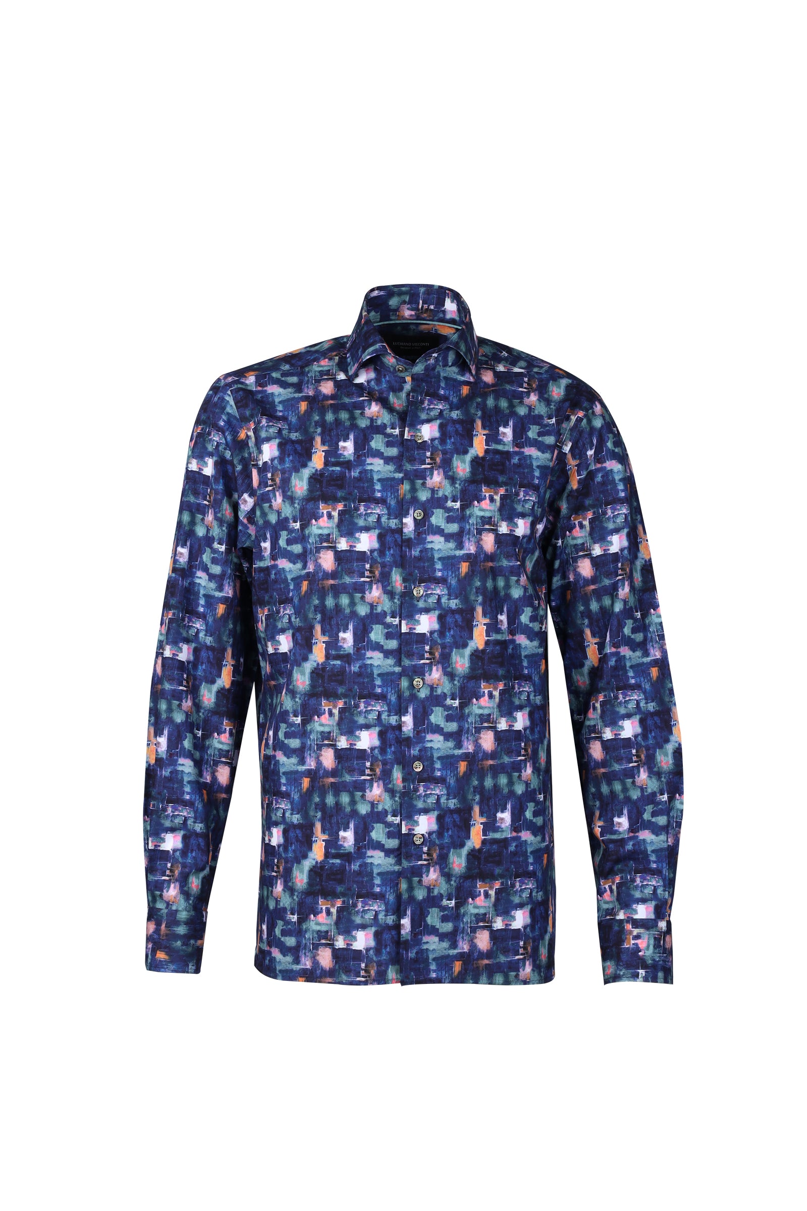 Tile Print Splash Sport Shirt