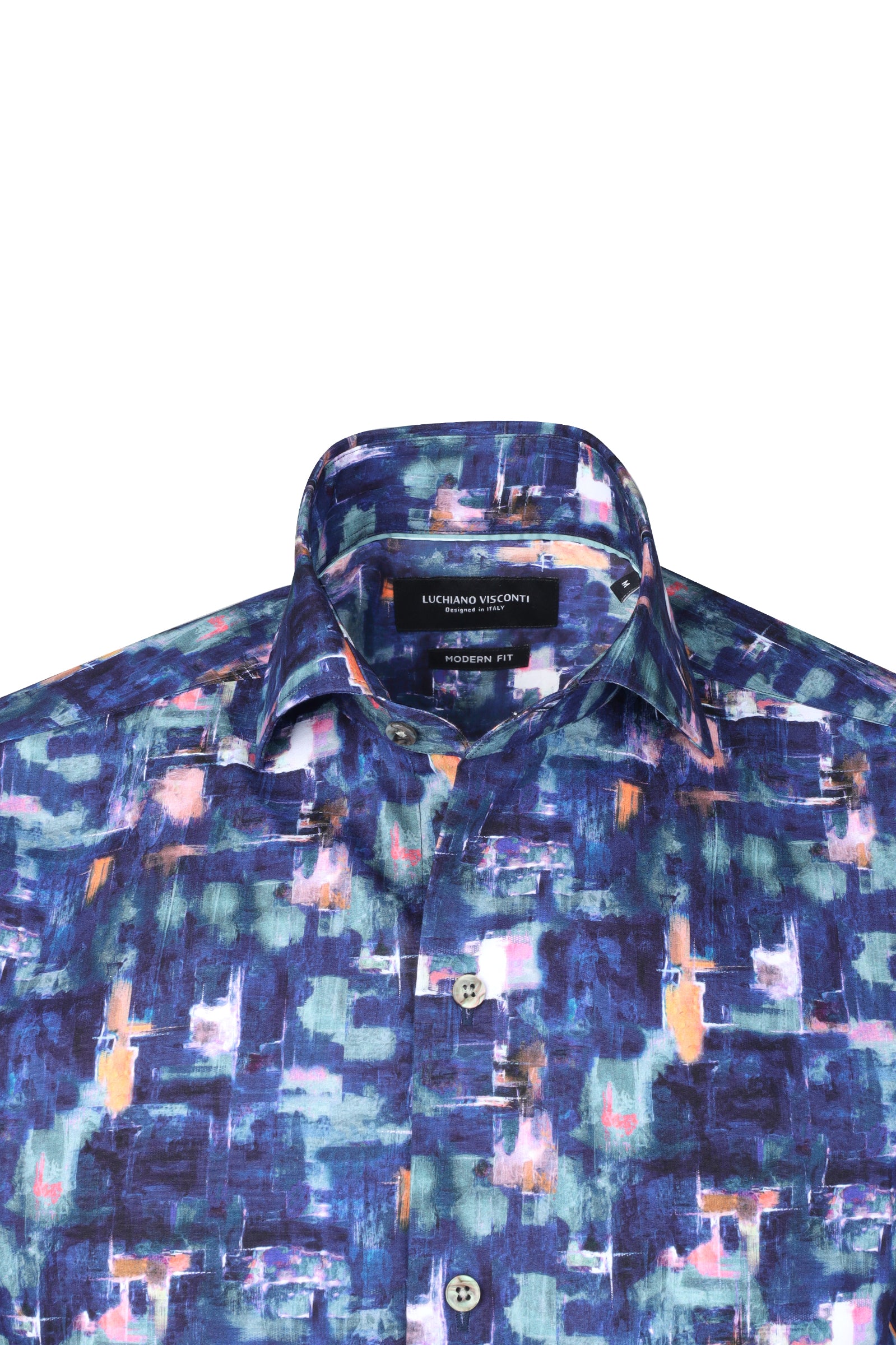 Tile Print Splash Sport Shirt