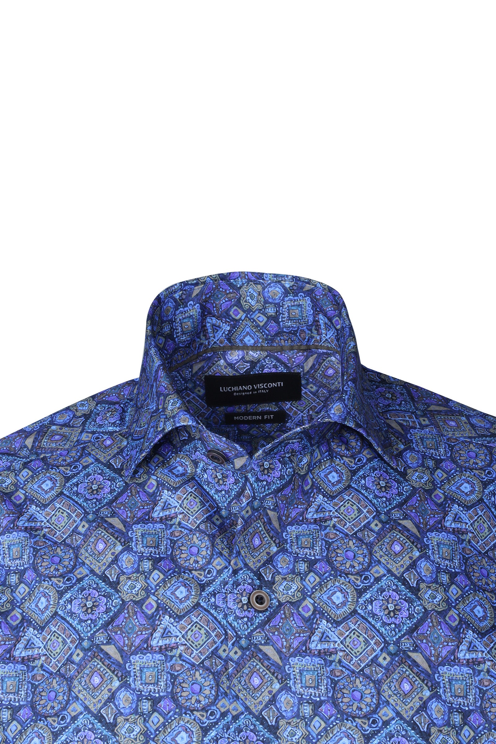Tile Print Multi Sport Shirt