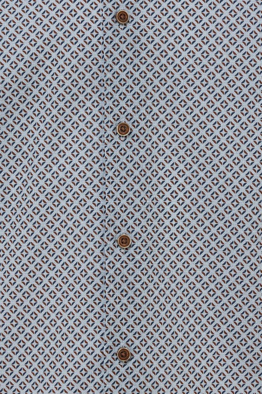 Geo Print Button Down Shirt