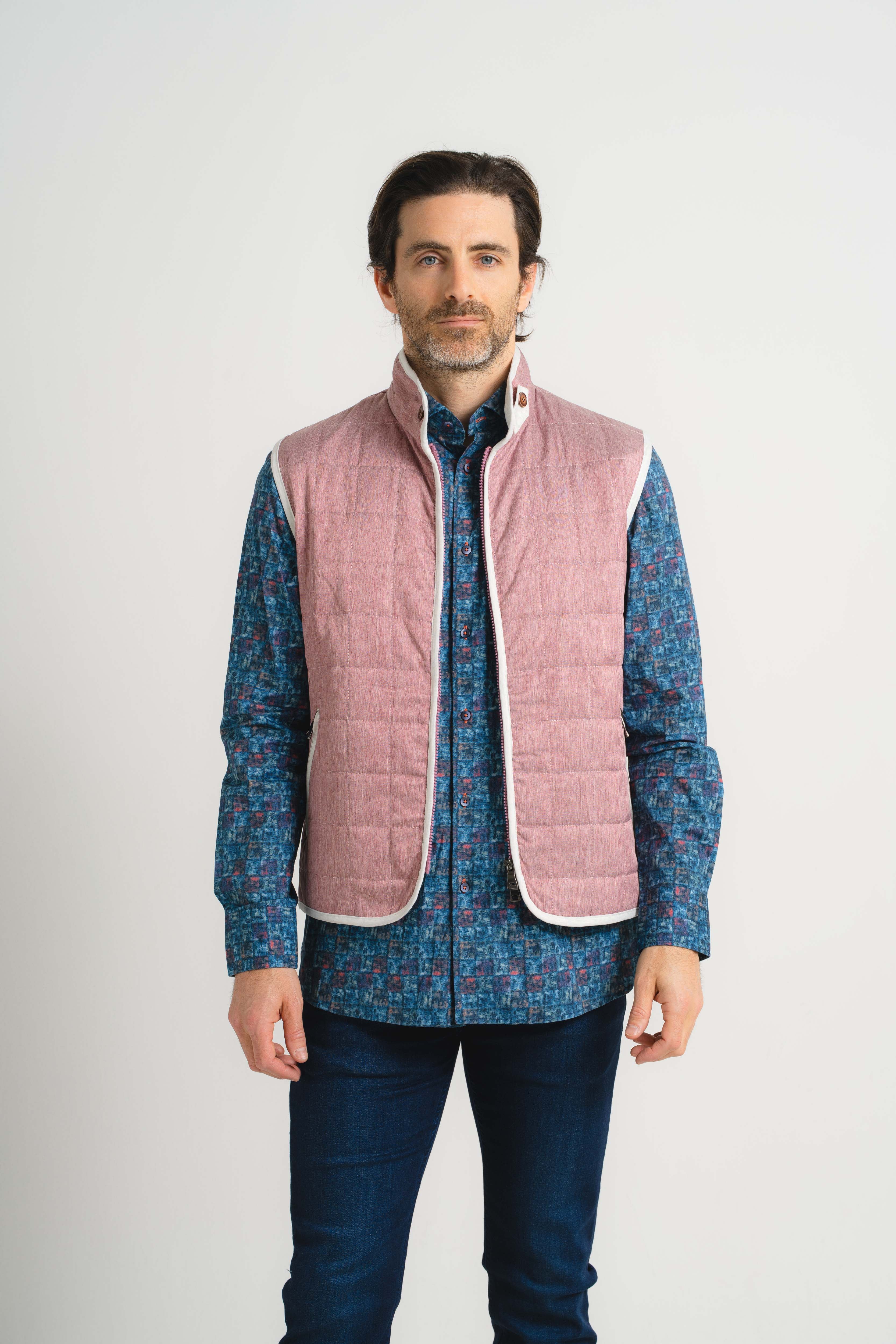 Barn Red Quilted Vest