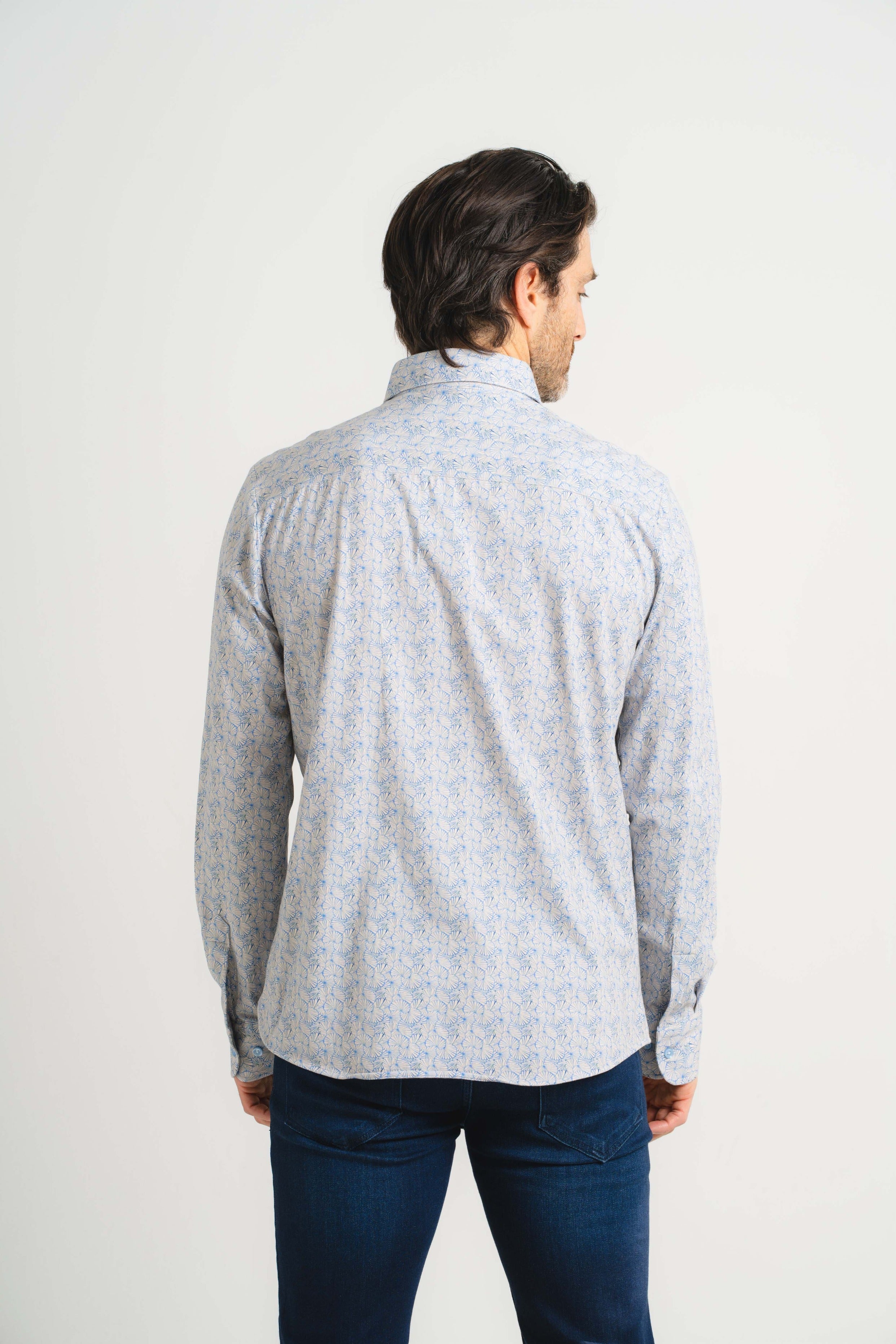 Geo Shell Print Shirt