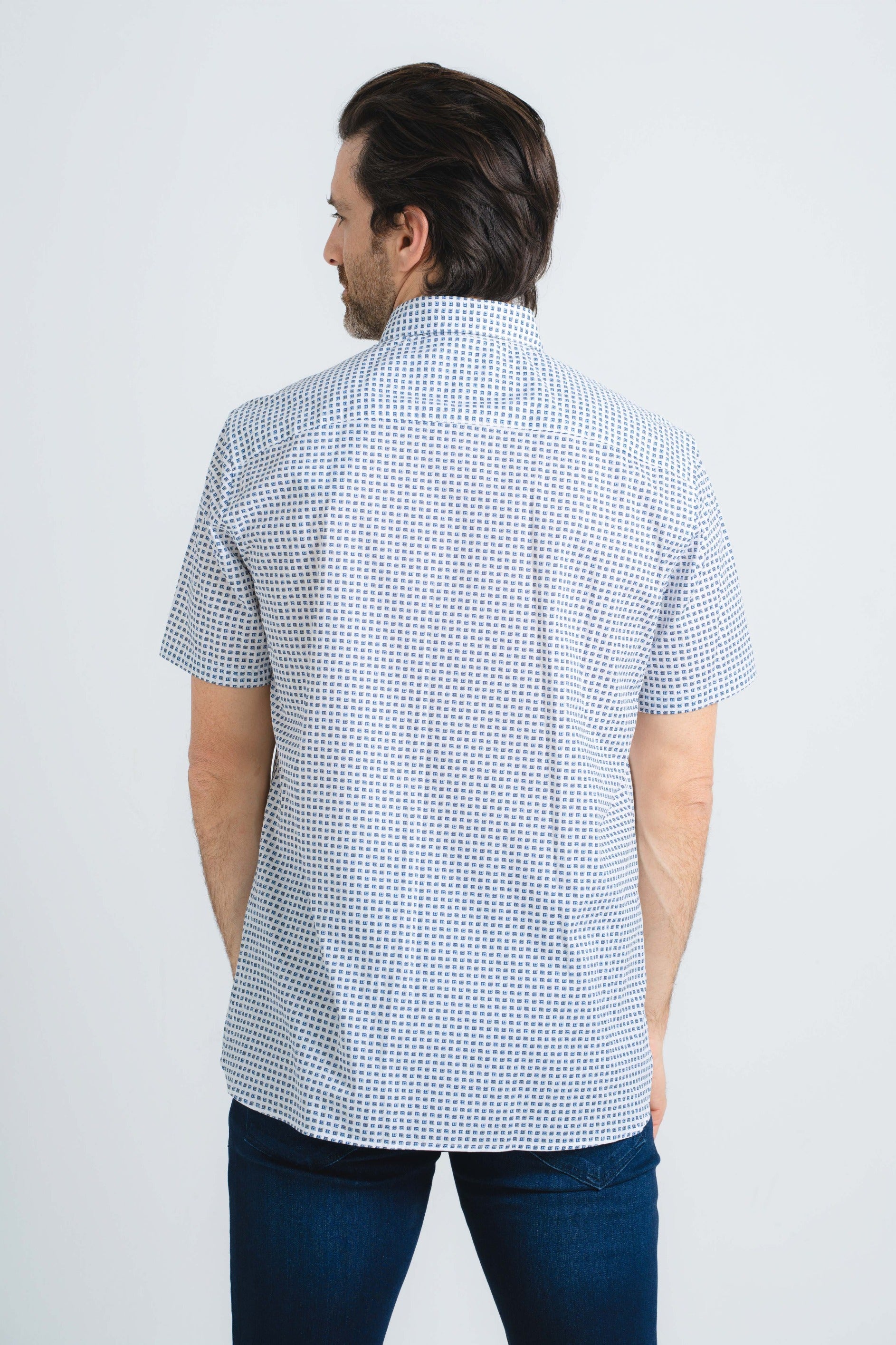 Mini Diamond Geo Short Sleeve Shirt