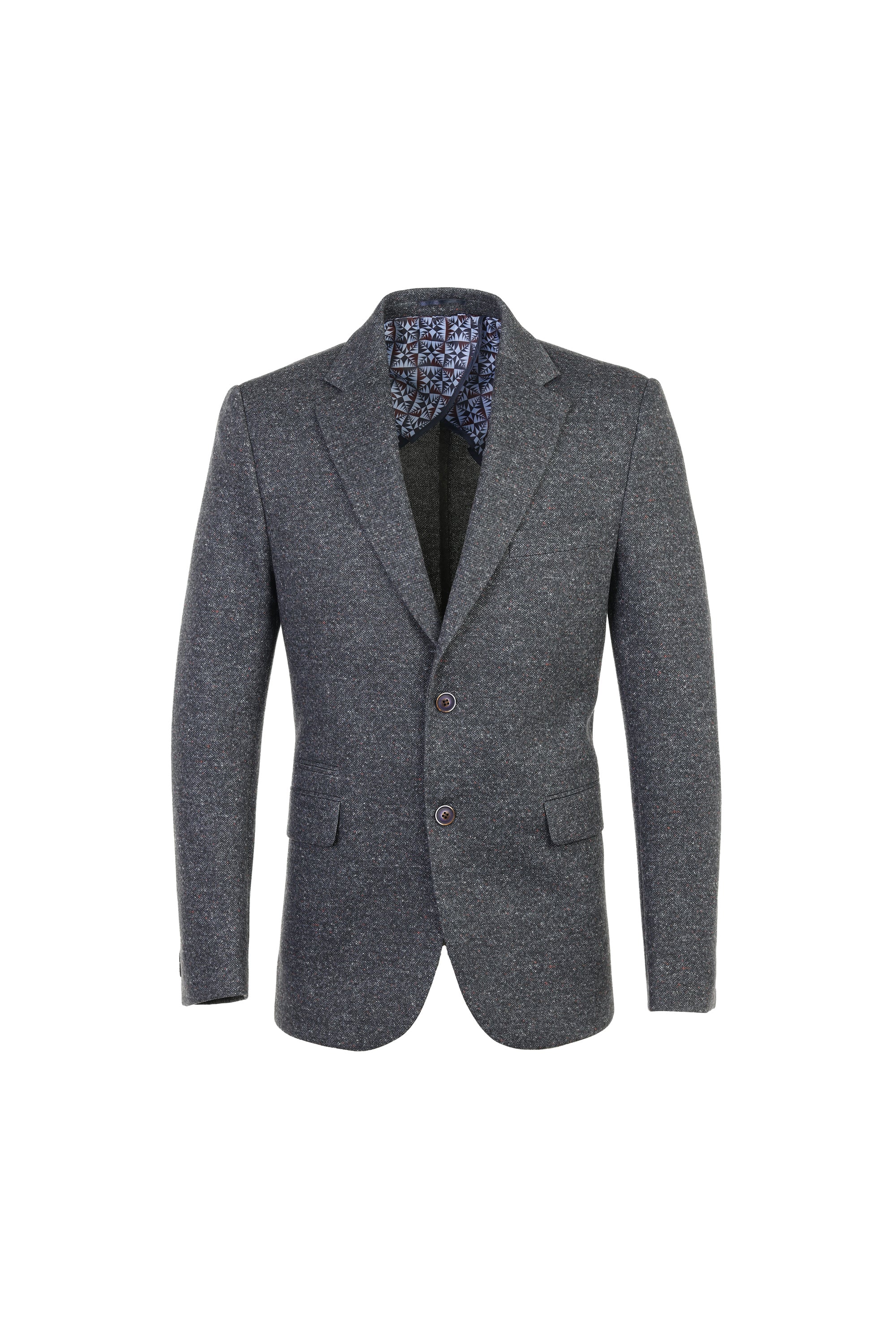 Double-Faced Birdseye Indigo Knit Sport Coat