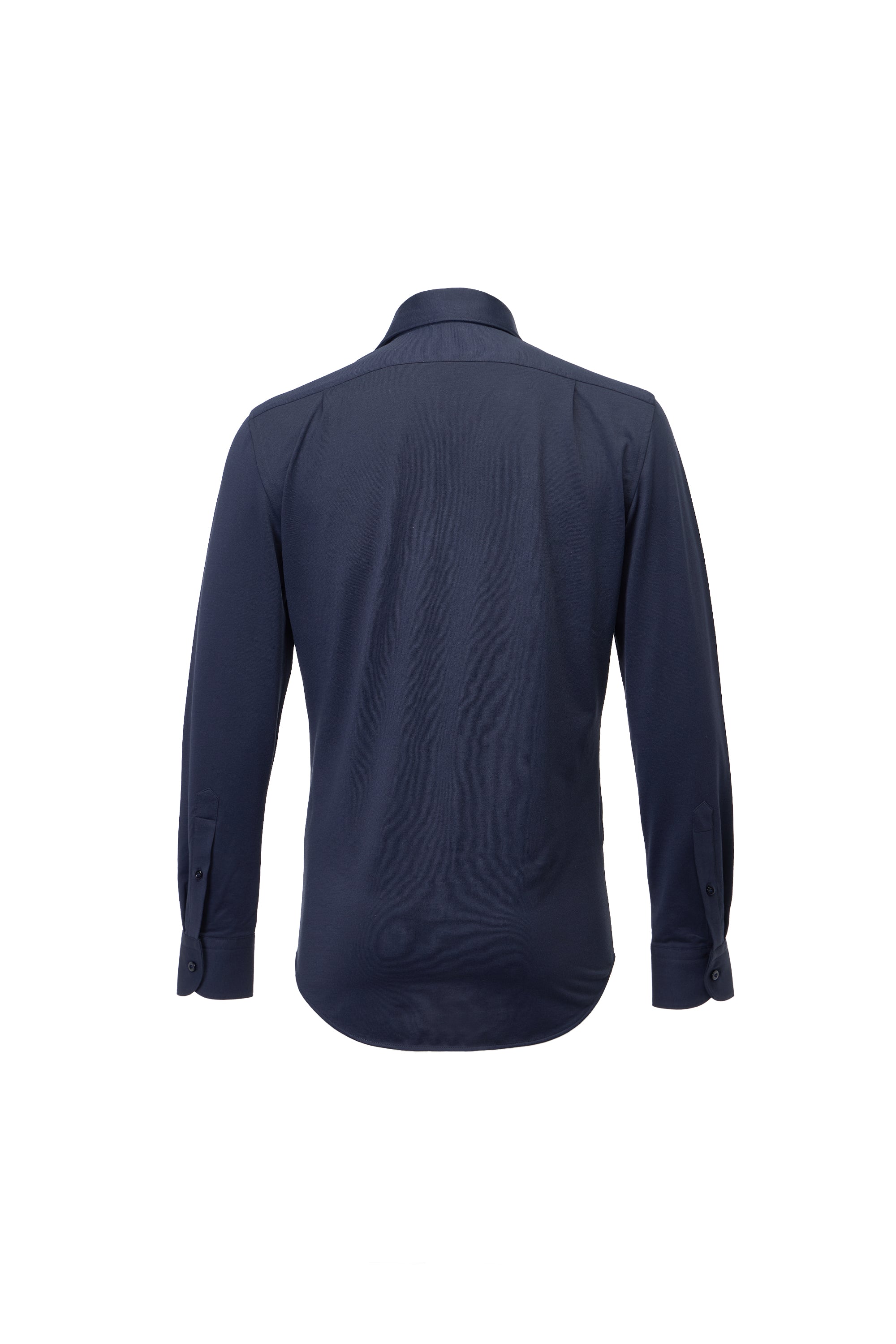 Navy One-Piece Collar Performance Stretch Shirt