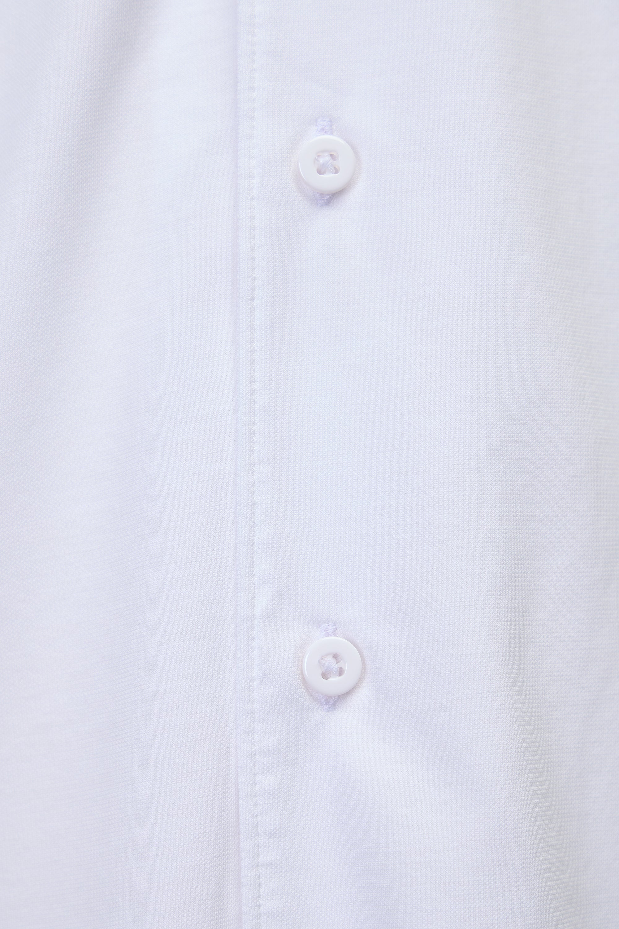 White One-Piece Collar Performance Stretch Shirt