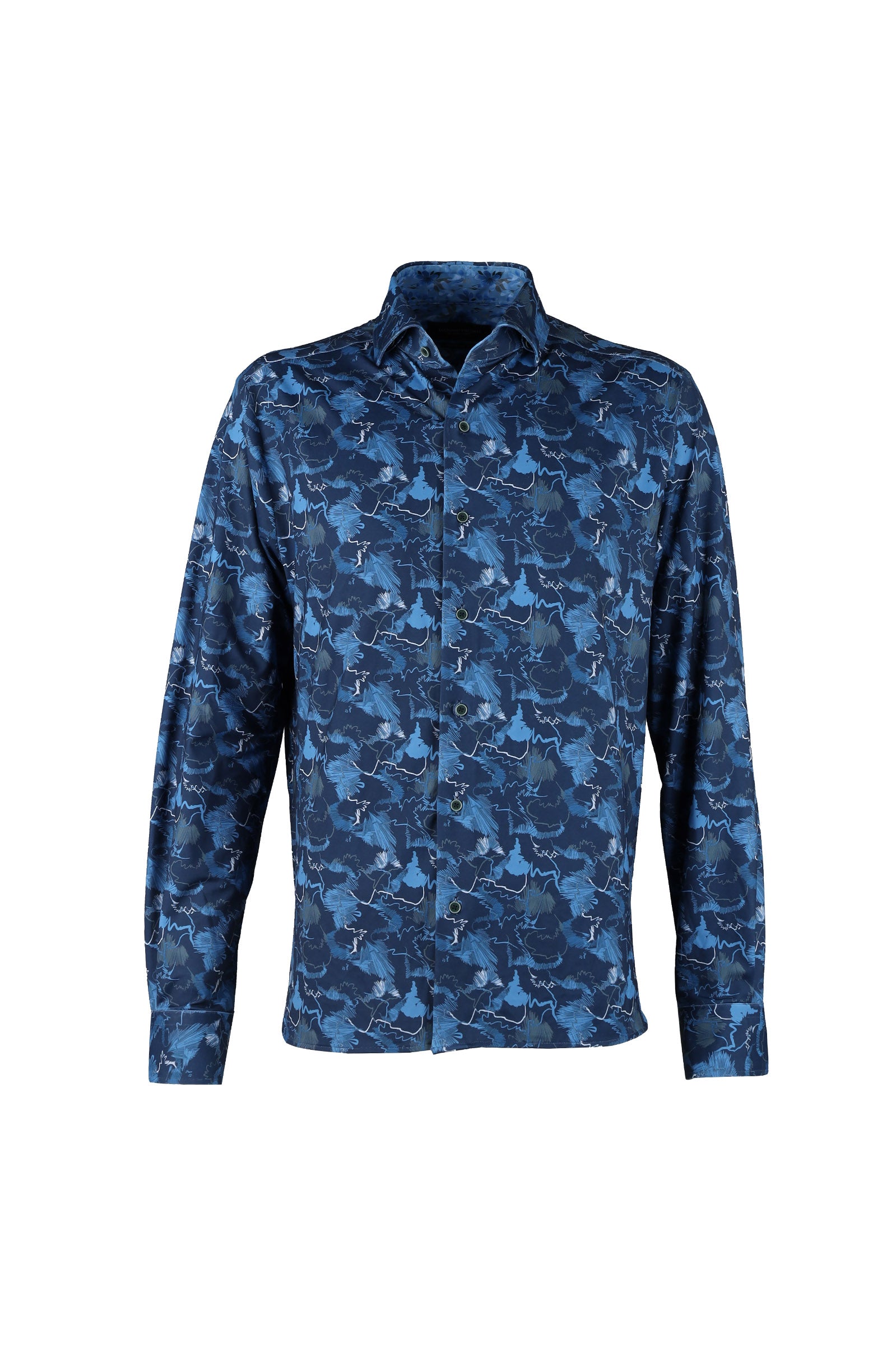 Ibiza Grid Navy Performance Shirt