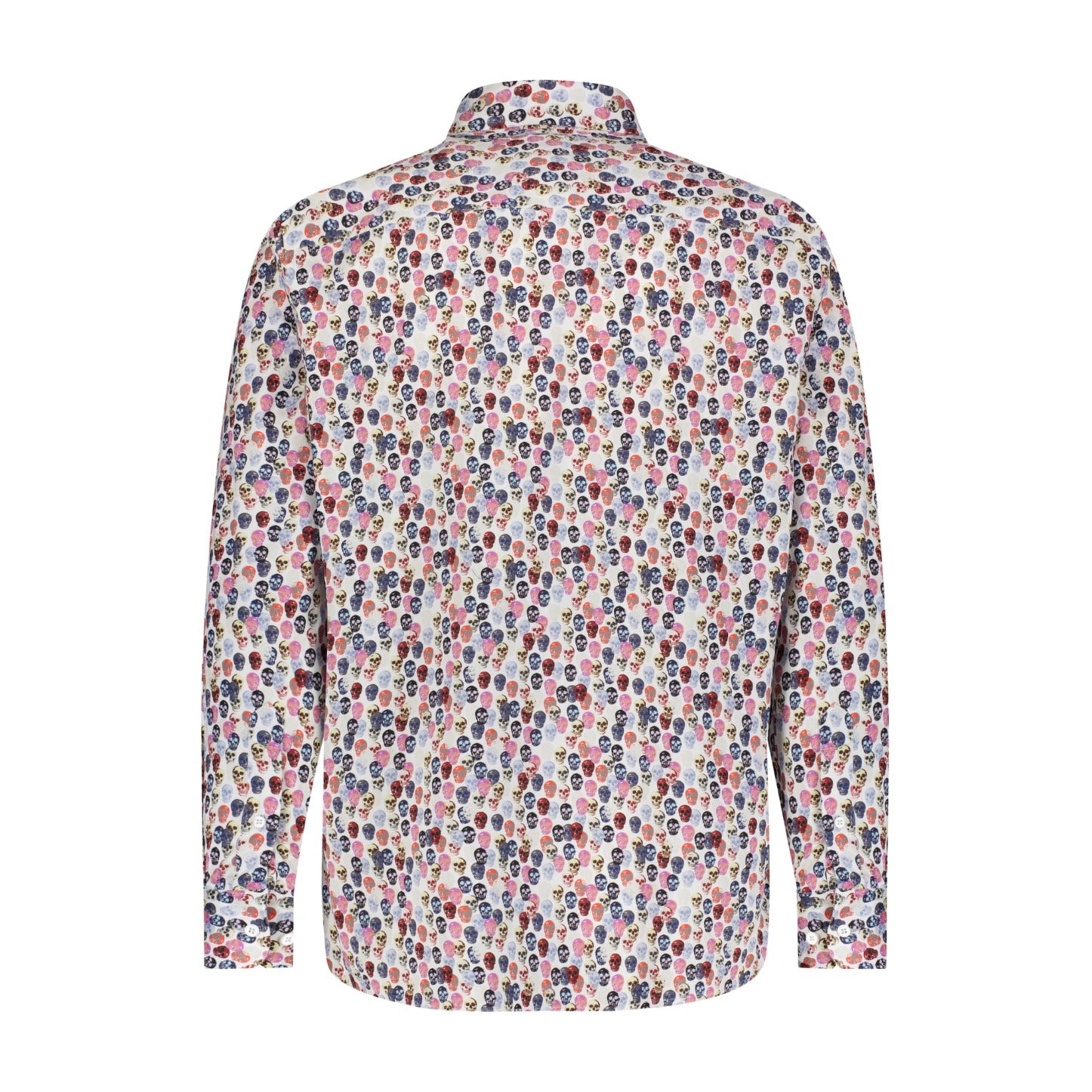 Floral patterned shirt on a white background