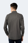 Melange Charcoal Grey Denim Shirt