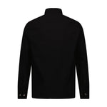 Black Solid Long Sleeve Shirt
