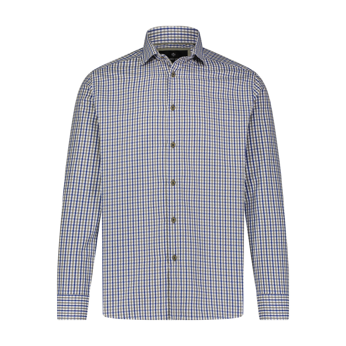 Blue Check Long Sleeve Shirt