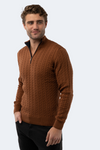 Chestnut Knit Quarter Zip