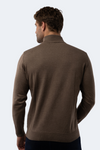 Melange Mink Mockneck Sweater
