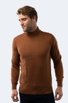 Chestnut Mockneck Sweater