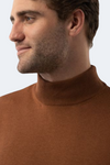Chestnut Mockneck Sweater