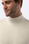 Ecru Mockneck Sweater