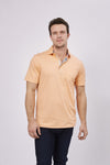 SS23 MC Melon Orange Knit Polo