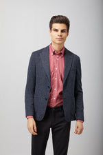 Navy with White Speckles Sportcoat
