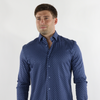 FW22 Max Colton James Shirt in Navy Dot