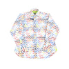 White with Multicolor V's Shirt