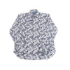 SS23 Navy and White Camo Paisley Shirt