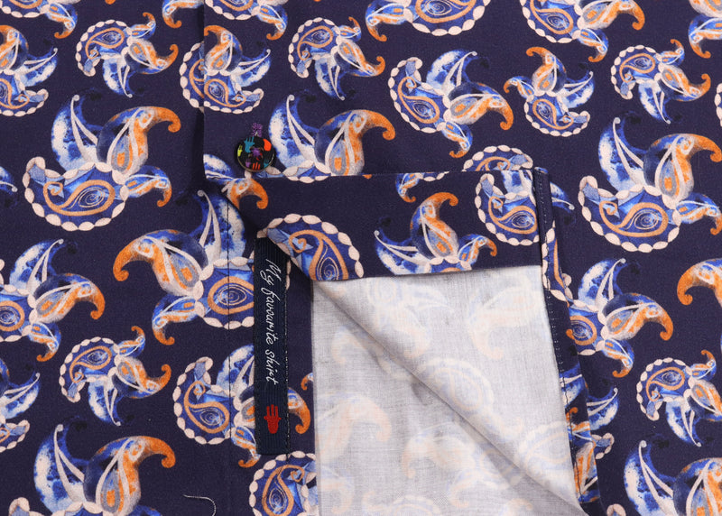 SS23 Navy with Paisley Shirt