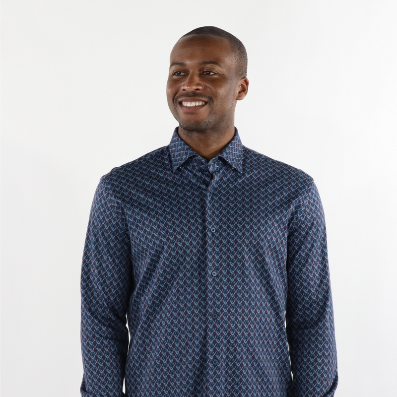 FW22 Max Colton James Shirt in Navy