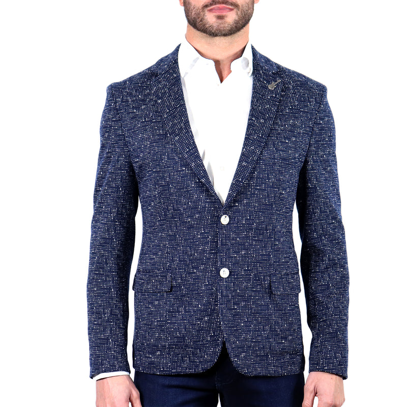 Navy with Beige Multi Sized Marks