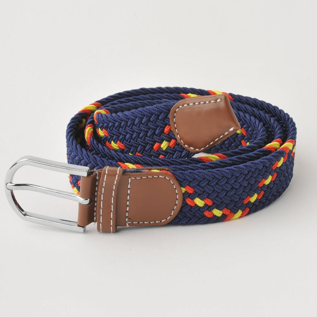 Navy, Red & Yellow Belt
