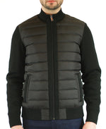 Black Knit Arms with Quilted Front