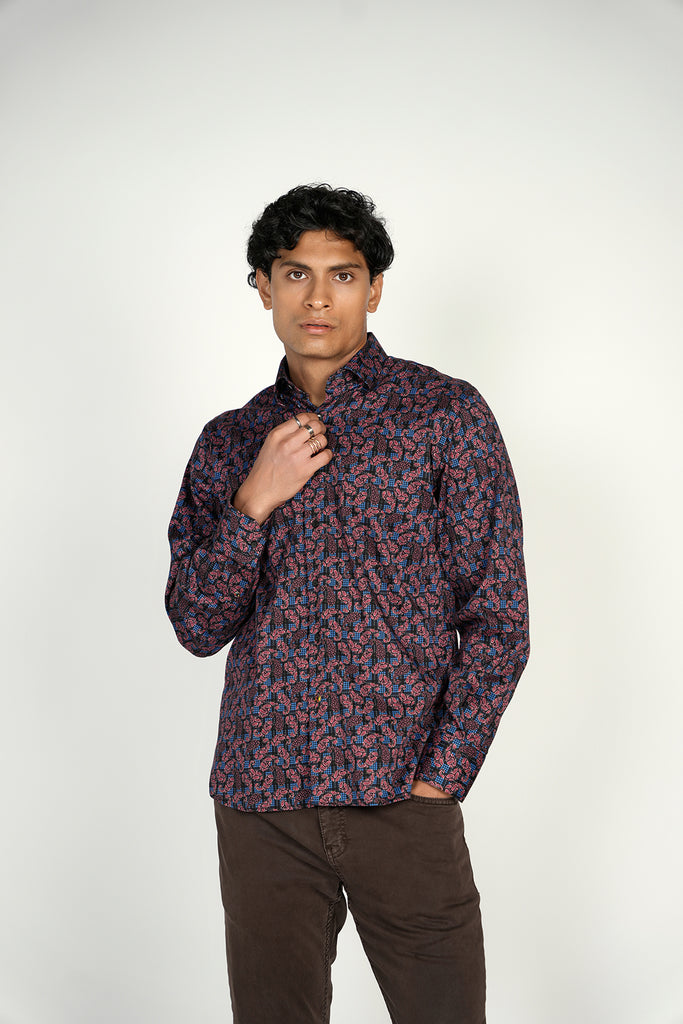 FW22 Burgundy Paisley Signature Collection