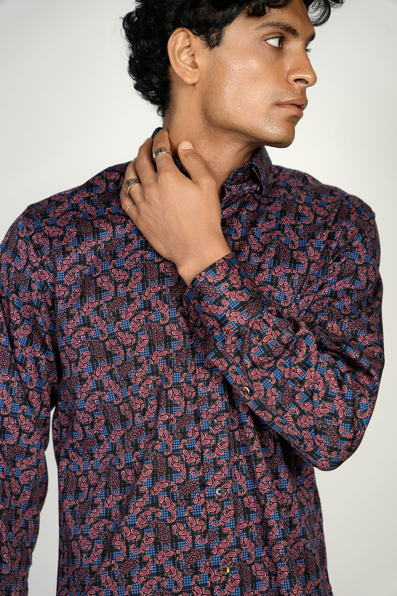 FW22 Burgundy Paisley Signature Collection
